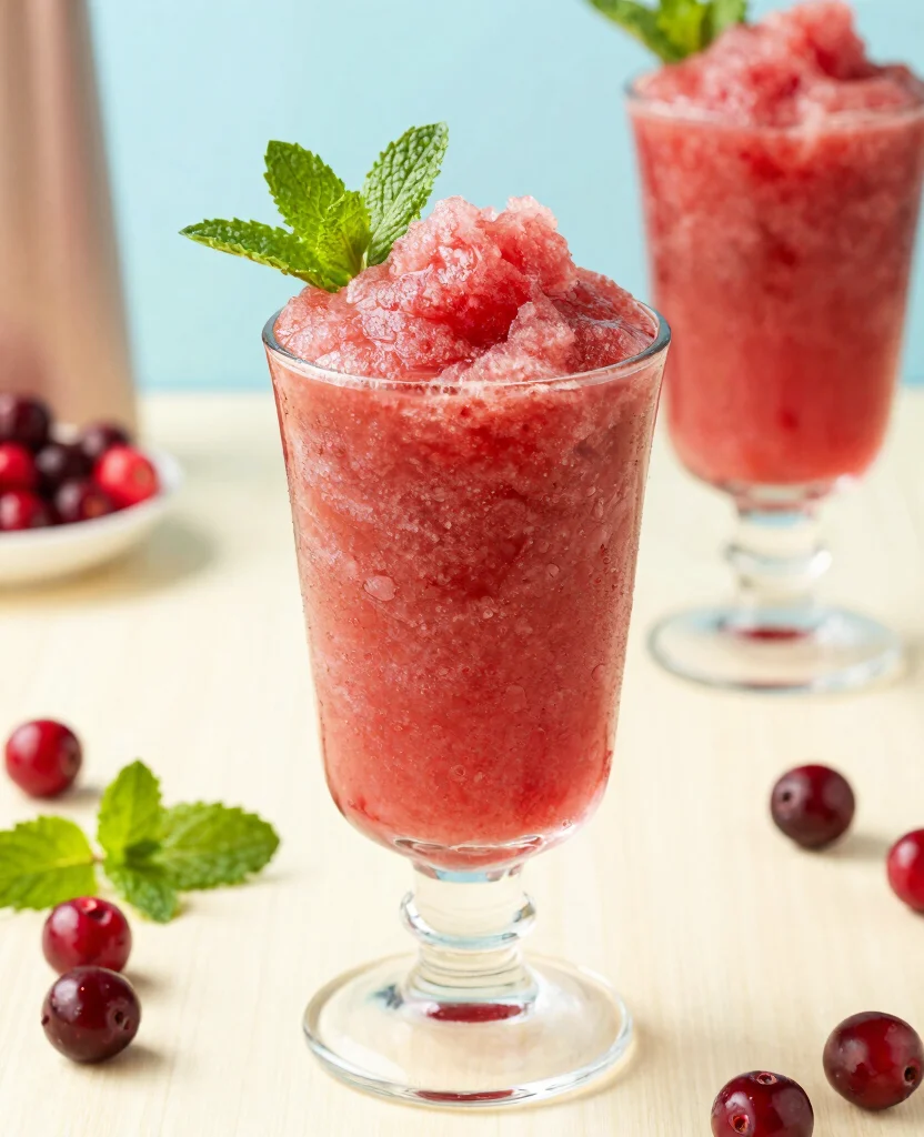 19 Recipes With Cranberry Juice For Refreshing Drinks - 16. Cranberry Frosé Mocktail 1