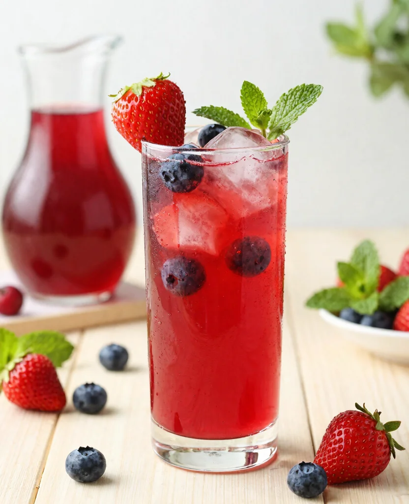 19 Recipes With Cranberry Juice For Refreshing Drinks - 2. Berry Blast Mocktail 1