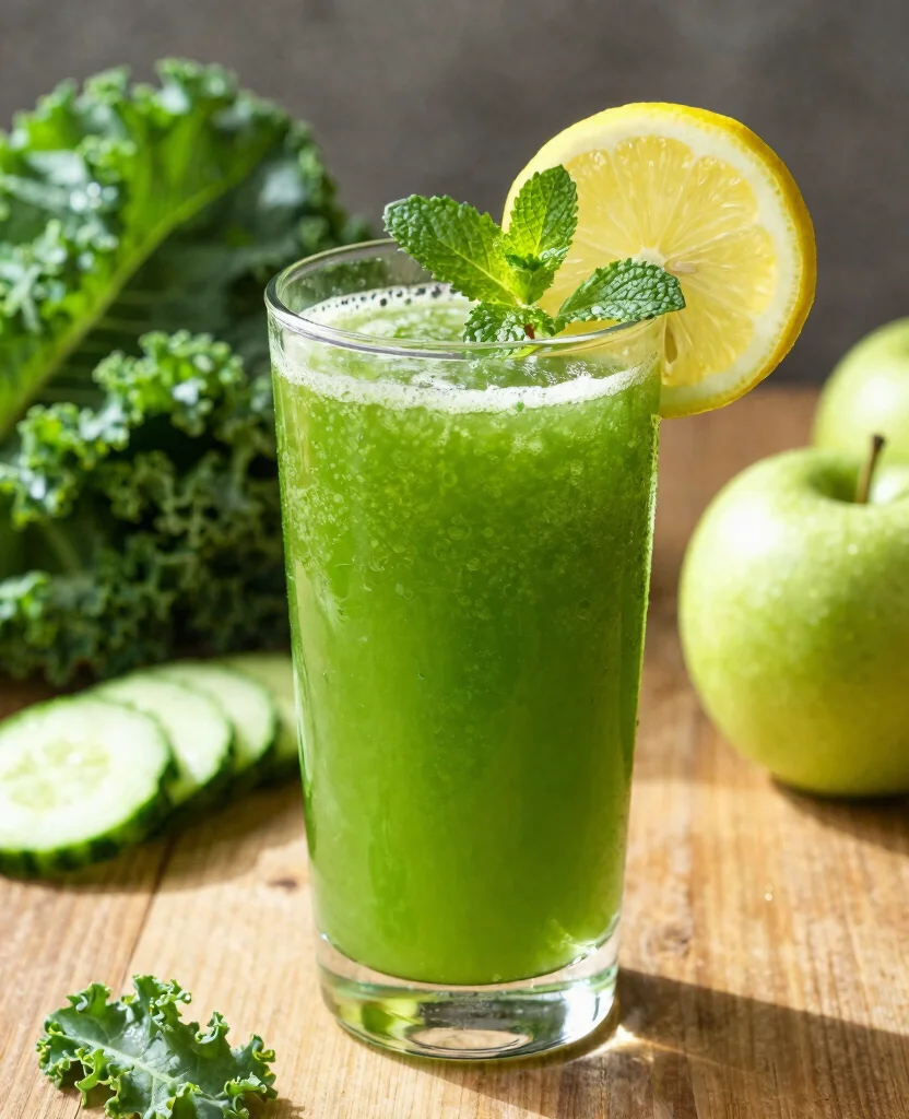 20 Colon Cleanse Juice Recipes Using Simple Ingredients - 1. Green Detox Juice 1