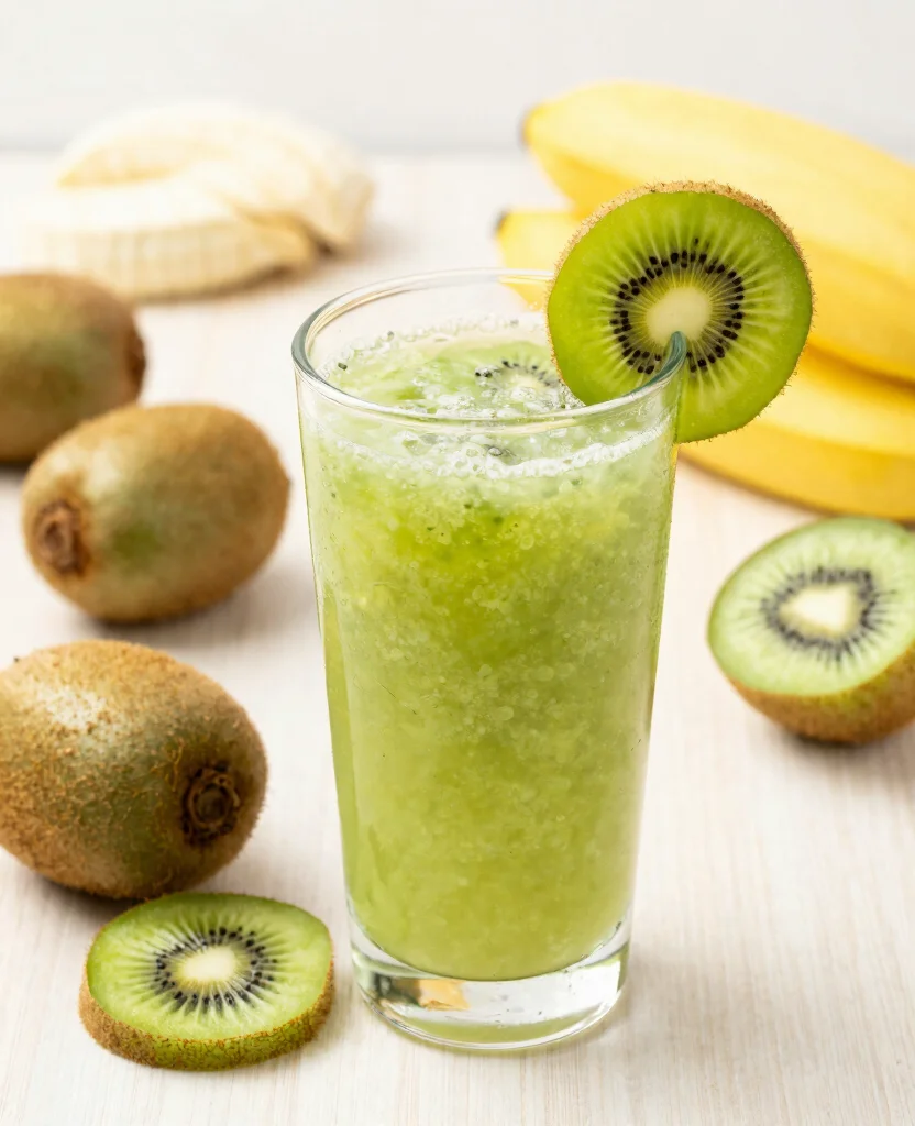 20 Colon Cleanse Juice Recipes Using Simple Ingredients - 14. Kiwi and Banana Cleanse 1