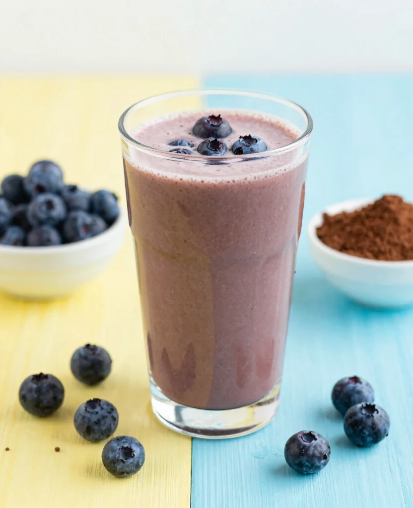 20 Colon Cleanse Juice Recipes Using Simple Ingredients - 17. Cocoa Berry Detox Juice 1