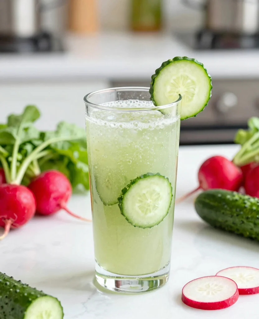 20 Colon Cleanse Juice Recipes Using Simple Ingredients - 20. Radish and Cucumber Cleanse 1