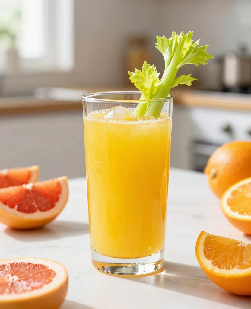 20 Colon Cleanse Juice Recipes Using Simple Ingredients - 4. Citrus Celery Cleanse 1