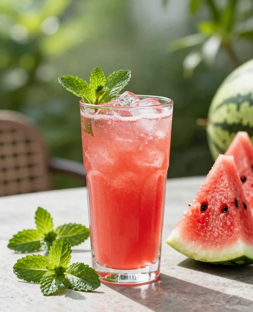 20 Colon Cleanse Juice Recipes Using Simple Ingredients - 6. Watermelon Mint Cleanse 1