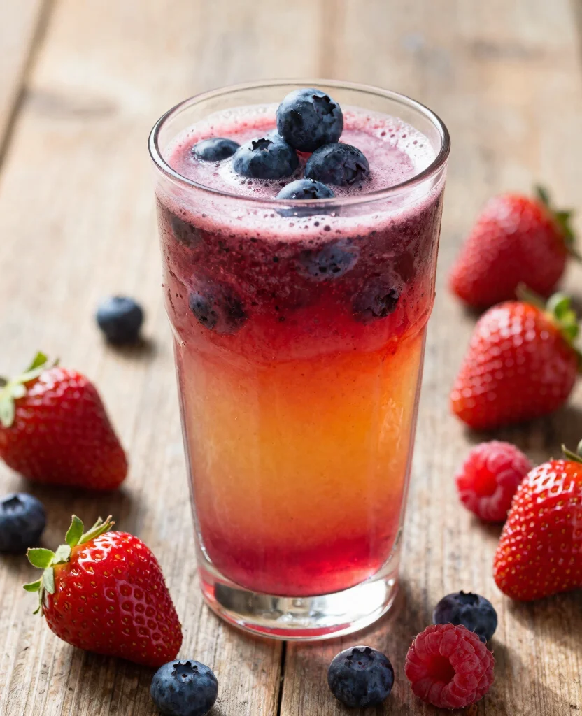 20 Colon Cleanse Juice Recipes Using Simple Ingredients - 8. Berry Detox Juice 1