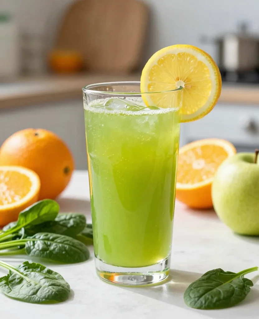 20 Green Juice Recipes For Weight Loss And Detox - 17. Green Citrus Detox Juice 1