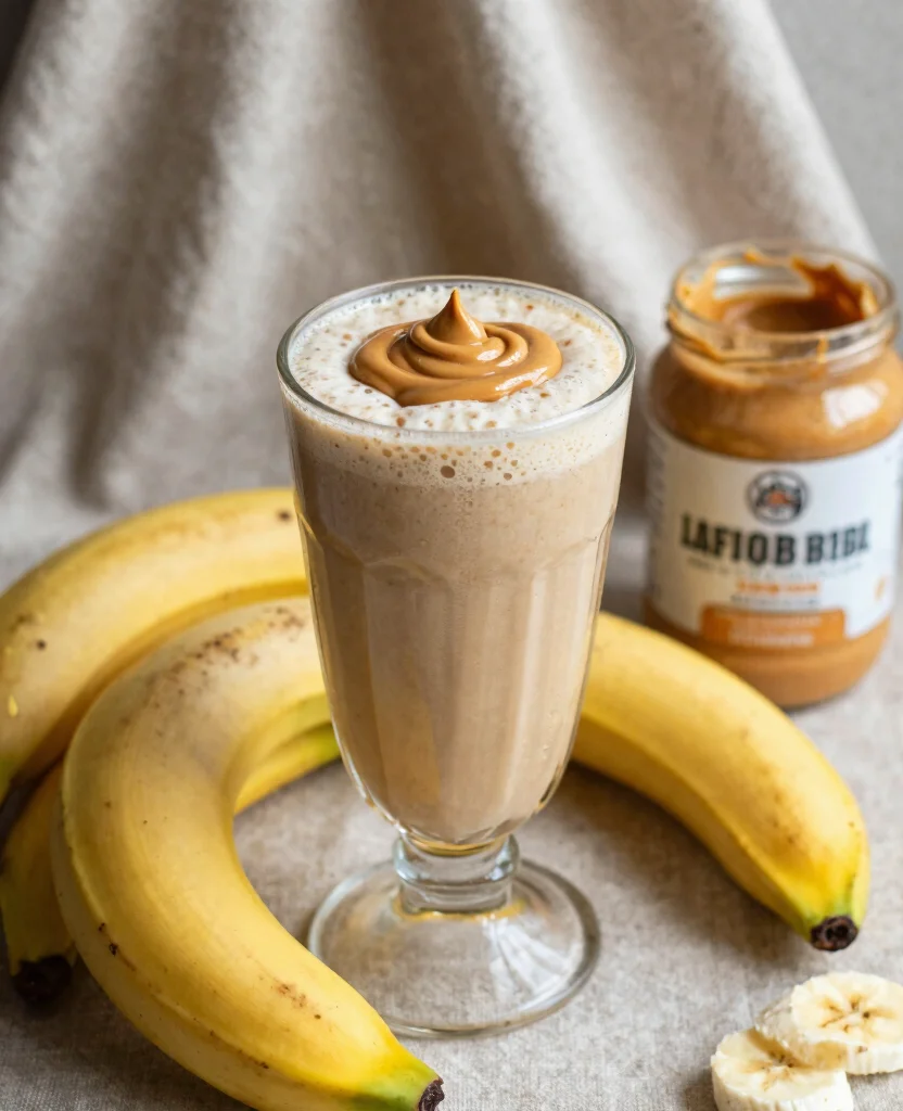 20 Juice And Smoothie Recipes For Healthy Mornings - 7. Peanut Butter Banana Smoothie 1