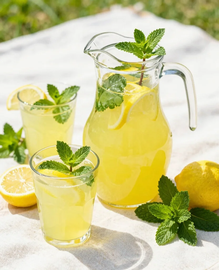 20 Juice Cleanse Recipes Flat Belly Friendly Options - 11. Minty Lemonade Detox 1