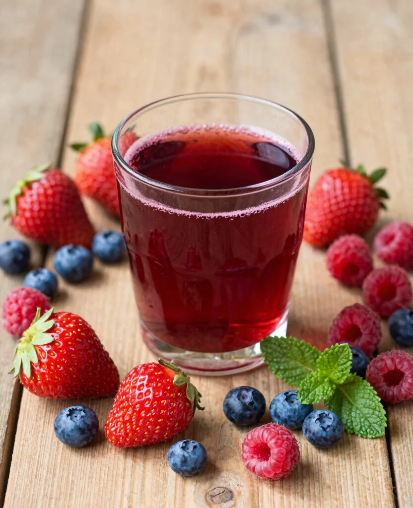 20 Juice Cleanse Recipes Flat Belly Friendly Options - 8. Berry Bliss Juice 1