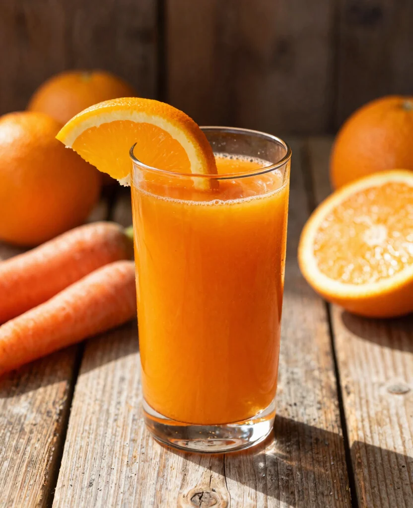 20 Juice Recipes For Gut Health To Improve Digestion - 19. Orange Carrot Ginger Juice 1
