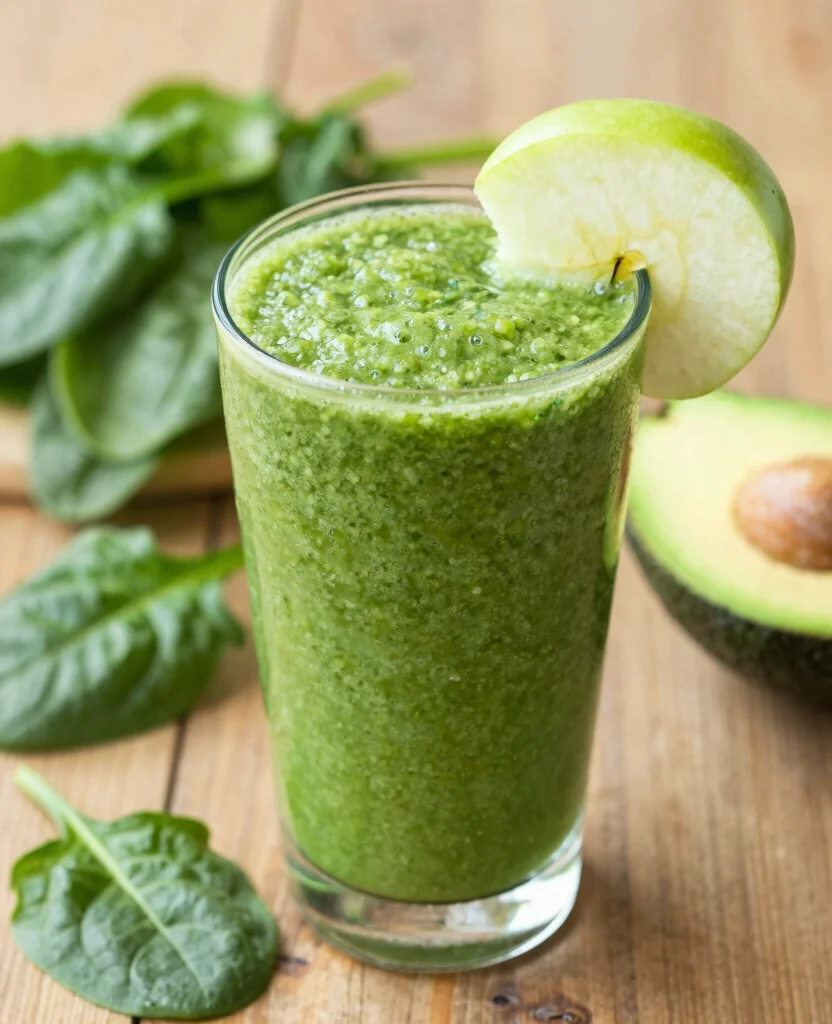 20 Juice Recipes For Gut Health To Improve Digestion - 20. Detox Green Smoothie 1