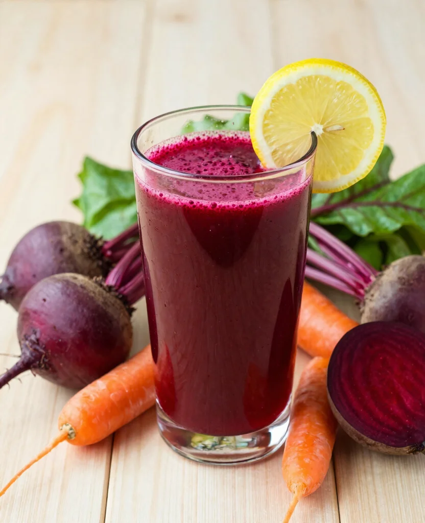 20 Juice Recipes For Gut Health To Improve Digestion - 3. Beetroot Boost 1