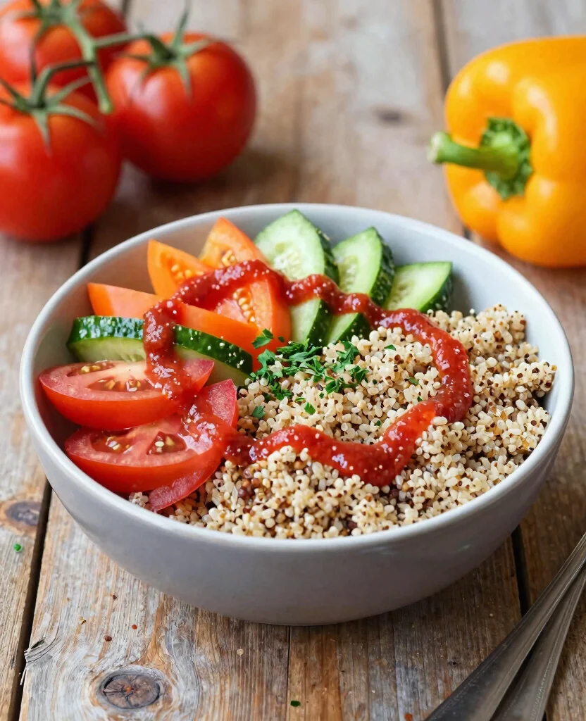 20 Recipes With Tomato Juice For Cocktails And Soups - 9. Tomato Juice Quinoa Bowl 1