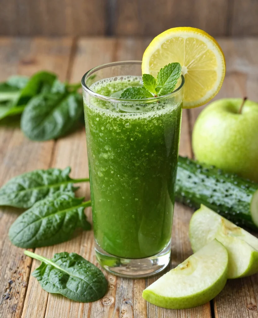 3 Day Juice Cleanse: 13 Simple Daily Recipes - 1. Green Bliss Juice 1