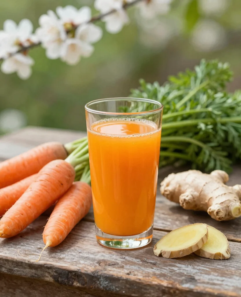 3 Day Juice Cleanse: 13 Simple Daily Recipes - 3. Carrot & Ginger Delight 1