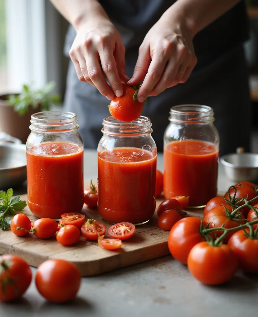 Best Tomato Juice Recipes Canning - Preserve Fresh Tomatoes Year Round - Step 4: Simmer the Tomatoes 1