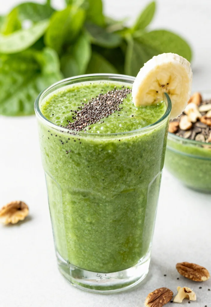 16 Cortisol Detox Drink Recipes That Support Stress Balance and Daily Calm - 3. Green Adaptogen Smoothie 1