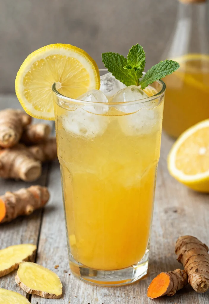 16 Cortisol Detox Drink Recipes That Support Stress Balance and Daily Calm - 6. Ginger Turmeric Lemonade 1