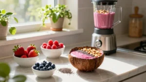 16 Delicious Pink Smoothie Bowl Recipes with Berries