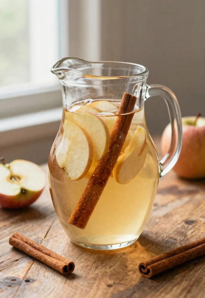 16 Detox Water Recipes in Winter Using Warm Spices and Seasonal Fruits - 1. Cinnamon Apple Detox Water 1
