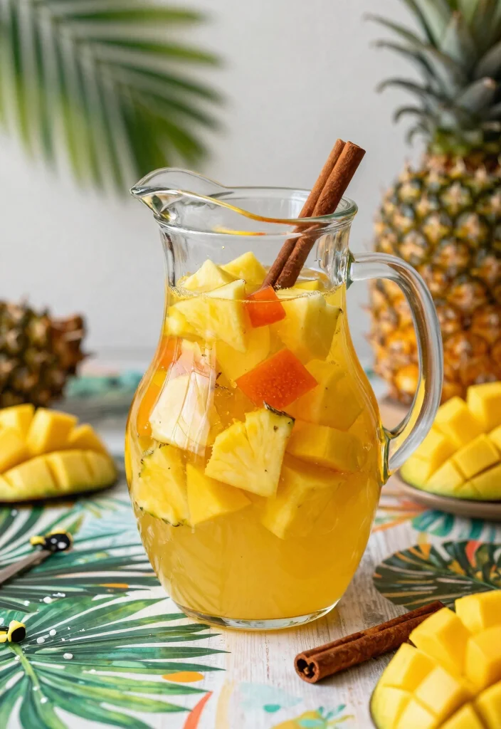 16 Detox Water Recipes in Winter Using Warm Spices and Seasonal Fruits - 14. Tropical Winter Spice Detox Water 1