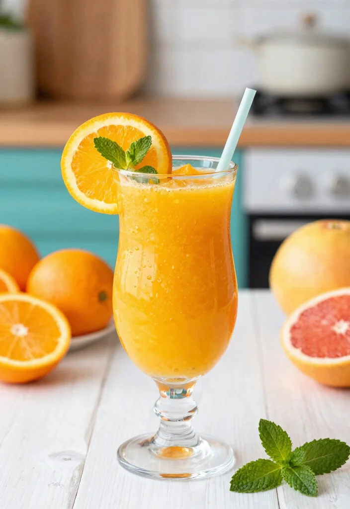 16 Frozen Mango Smoothie Recipes Thick and Cold - Mango Orange Citrus Smoothie 1