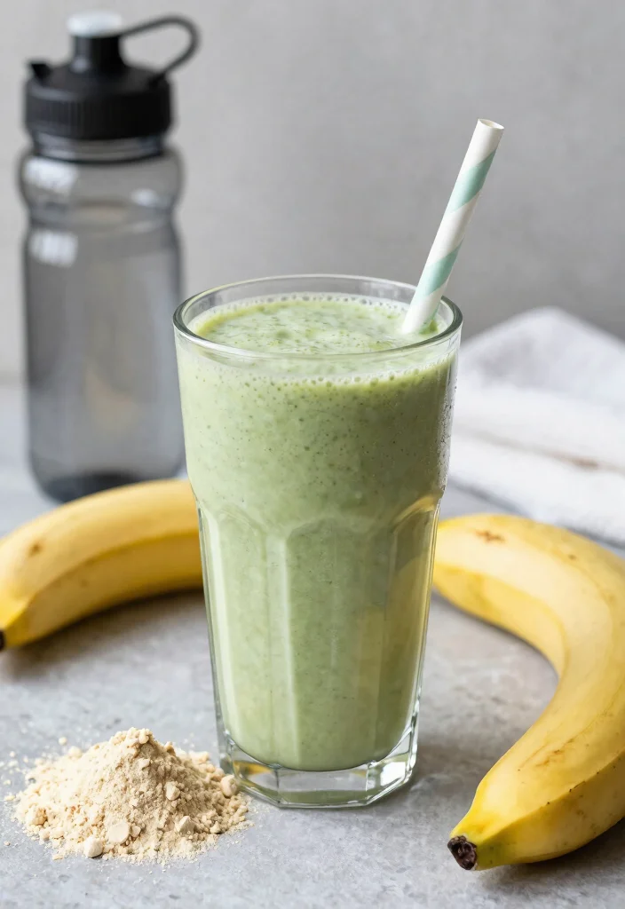 16 Heavy Metal Detox Smoothie Recipes Using Greens and Plant-Based Ingredients - 12. Green Protein Smoothie 1