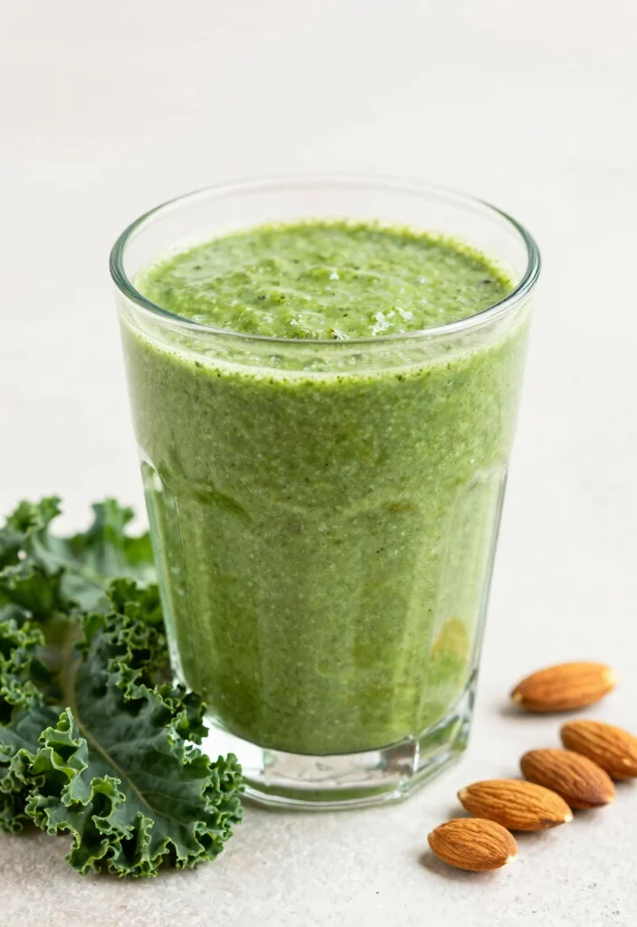 16 Heavy Metal Detox Smoothie Recipes Using Greens and Plant-Based Ingredients - 16. Almond & Green Smoothie 1