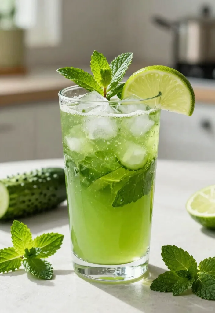 16 Kidney Detox Juice Recipes That Support Hydration and Daily Kidney Wellness - 1. Refreshing Cucumber & Mint Juice 1