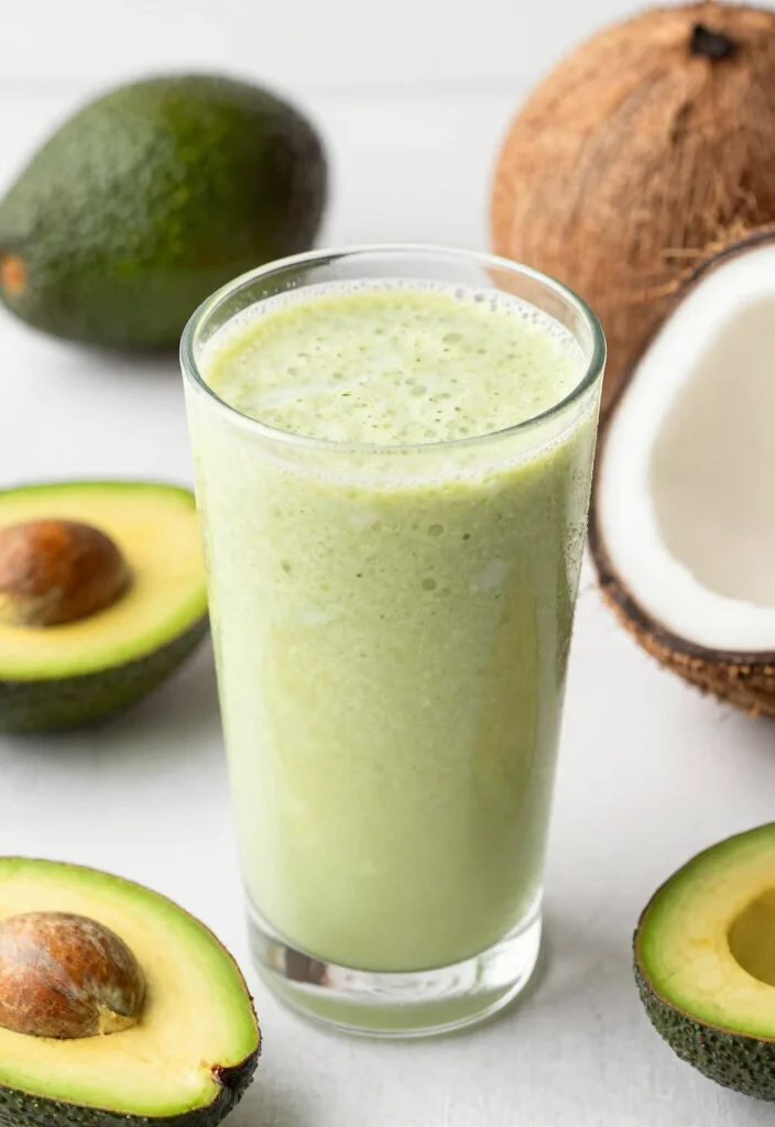 16 Kidney Detox Juice Recipes That Support Hydration and Daily Kidney Wellness - 14. Avocado & Coconut Water Juice 1