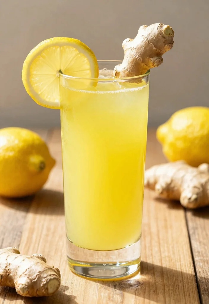 16 Kidney Detox Juice Recipes That Support Hydration and Daily Kidney Wellness - 2. Zesty Lemon & Ginger Juice 1