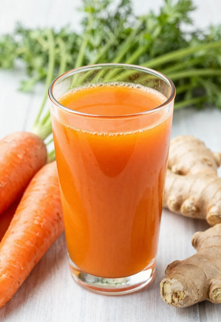 16 Kidney Detox Juice Recipes That Support Hydration and Daily Kidney Wellness - 5. Sweet Carrot Ginger Juice 1