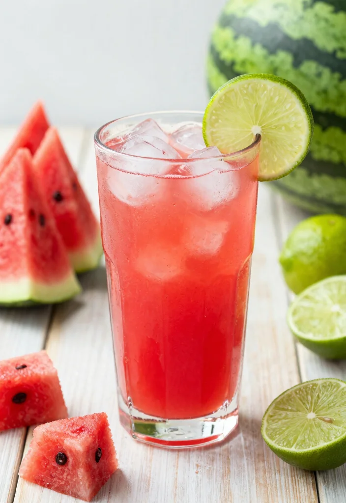 16 Kidney Detox Juice Recipes That Support Hydration and Daily Kidney Wellness - 7. Tropical Watermelon & Lime Juice 1