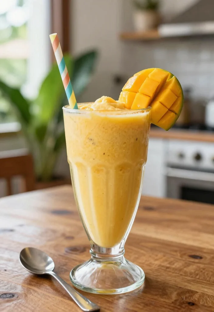16 Mango Protein Smoothie Recipes for Post Workout - 1. Classic Mango Protein Smoothie 1
