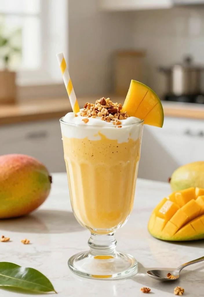 16 Mango Protein Smoothie Recipes for Post Workout - 14. Mango Yogurt Protein Smoothie 1