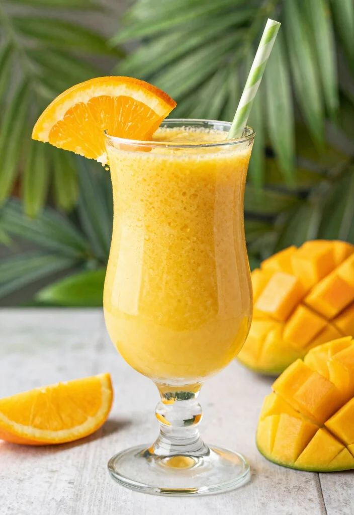 16 Mango Protein Smoothie Recipes for Post Workout - 15. Mango Citrus Protein Smoothie 1