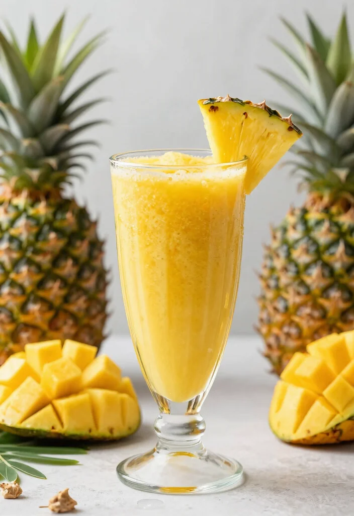 16 Mango Protein Smoothie Recipes for Post Workout - 9. Pineapple Mango Protein Smoothie 1