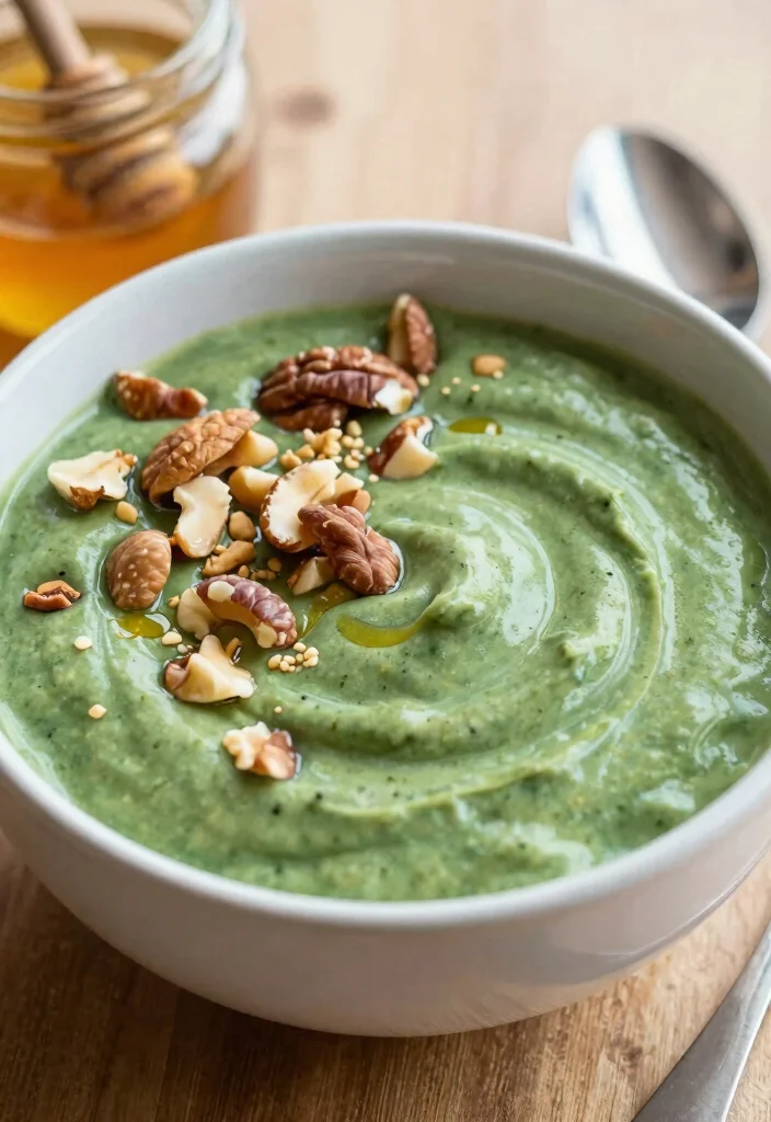 16 Spirulina Smoothie Bowl Recipes Packed with Nutrients - 15. Nutty Spirulina Bowl 1