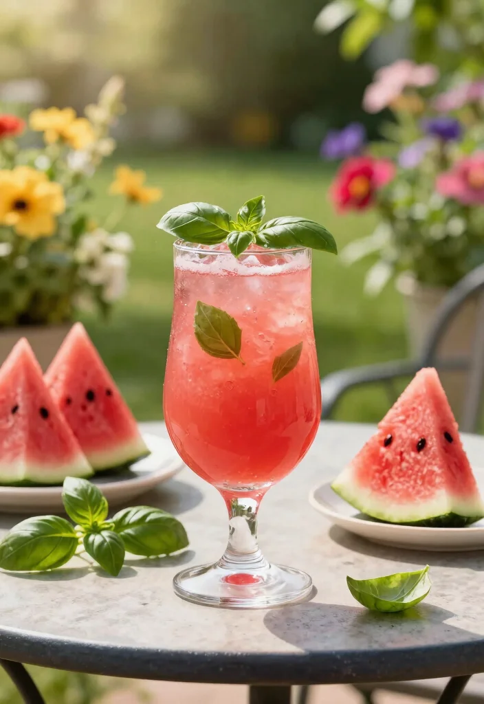 16 Watermelon Detox Juice Recipes for Summer Hydration and Light Refreshment - 3. Watermelon Basil Bliss 1