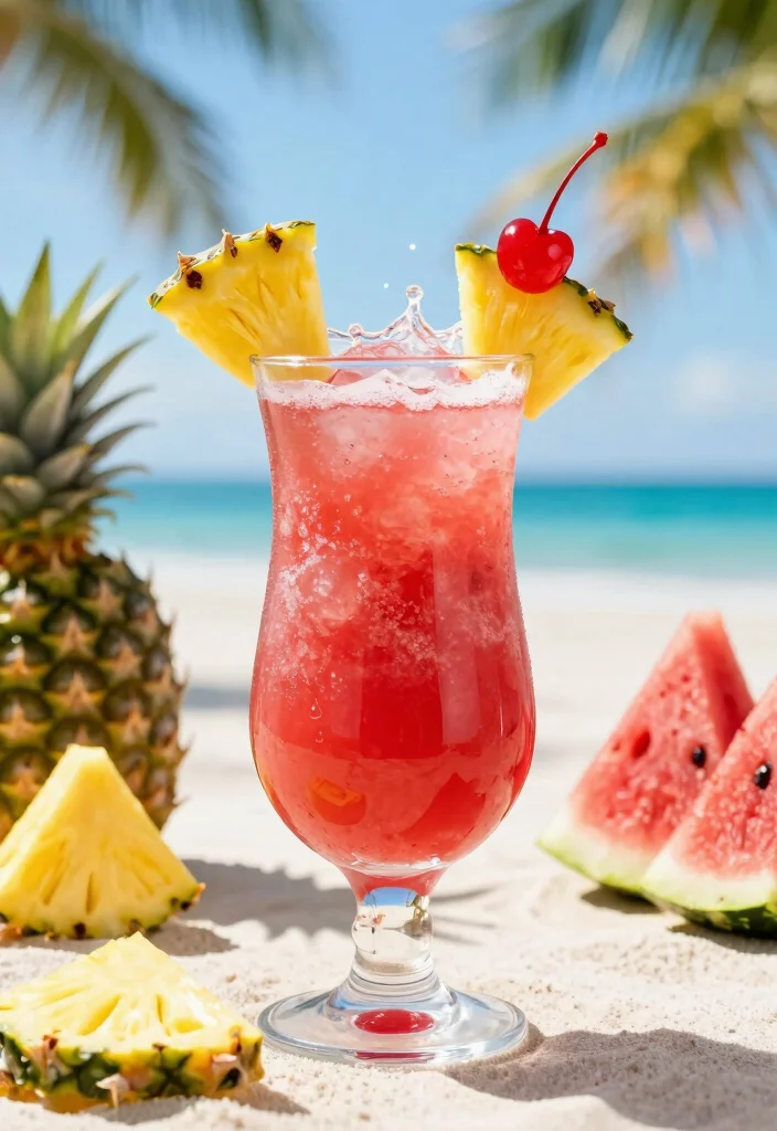 16 Watermelon Detox Juice Recipes for Summer Hydration and Light Refreshment - 4. Tropical Watermelon Splash 1