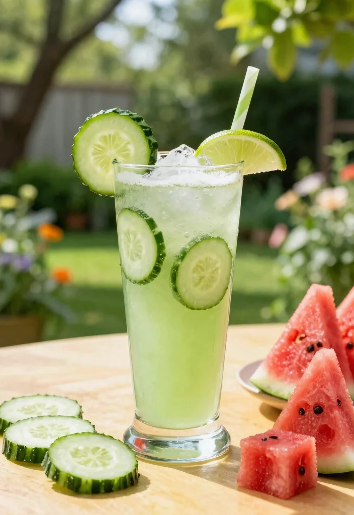 16 Watermelon Detox Juice Recipes for Summer Hydration and Light Refreshment - 6. Watermelon Cucumber Detox Juice 1