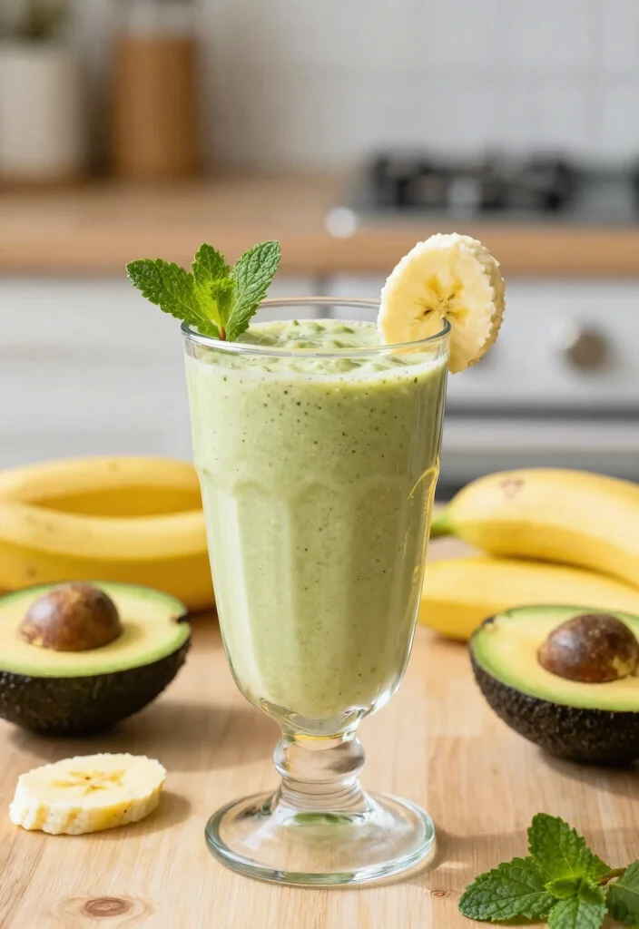 17 Avocado Smoothie Recipes for Healthy Fats - 1. Classic Avocado Banana Smoothie 1