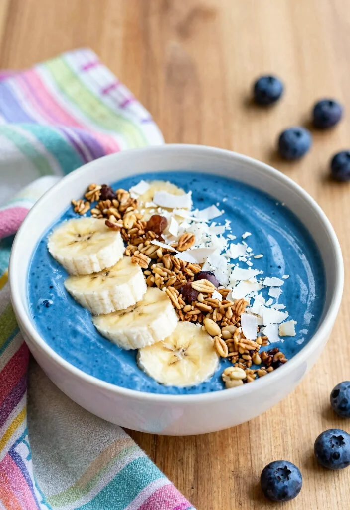 17 Blueberry Smoothie Bowl Recipes Rich in Antioxidants - 1. Classic Blueberry Banana Smoothie Bowl 1