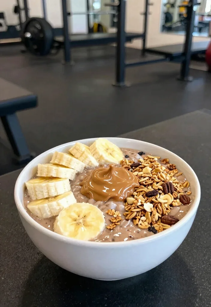 17 Creamy and Healthy Banana Smoothie Bowl Recipes - 15. Protein-Packed Banana Smoothie Bowl 1