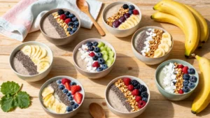 17 Creamy and Healthy Banana Smoothie Bowl Recipes