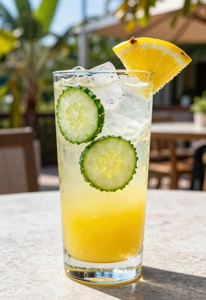 17 Cucumber Pineapple Detox Drink Recipes with Refreshing Tropical Flavor - 13. Cucumber Pineapple Infused Sparkling Lemonade 1