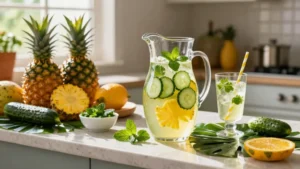 17 Cucumber Pineapple Detox Drink Recipes with Refreshing Tropical Flavor