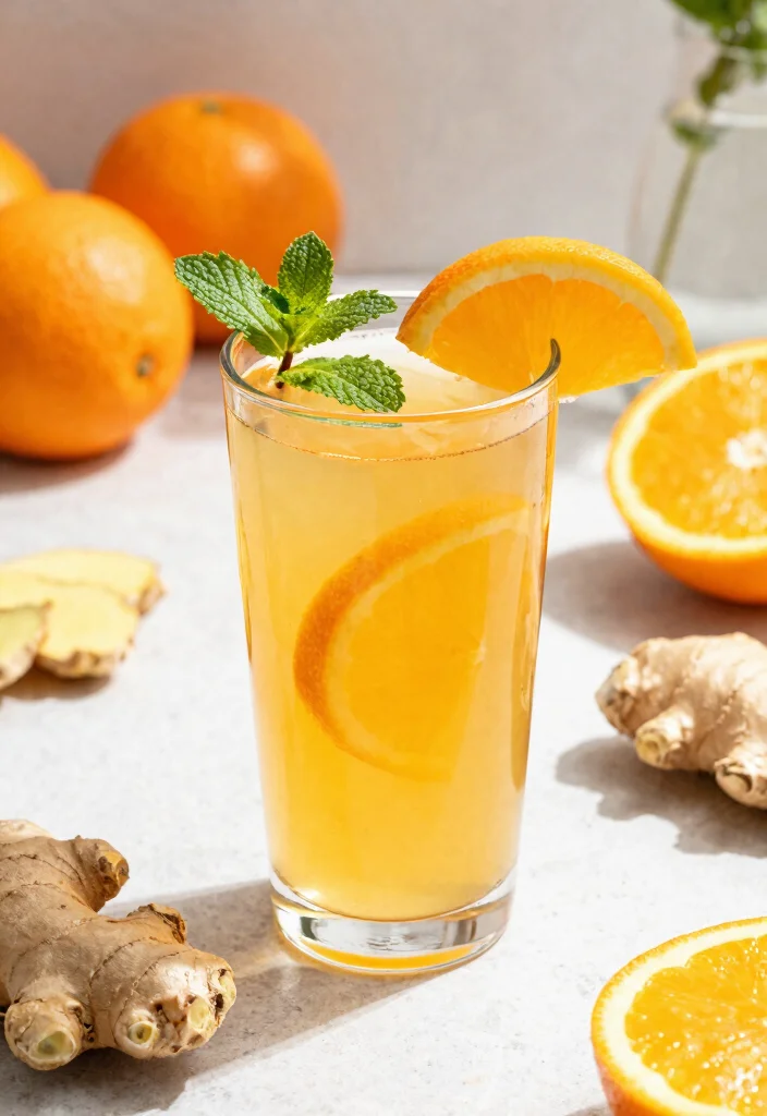 17 Detox Tea Cleanse Recipes That Support Metabolism and Balanced Weight Goals - 10. Orange Detox Tea with Ginger 1