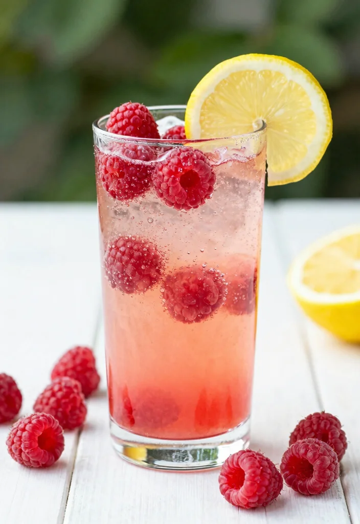 17 Detox Water Recipes That Support Fat Burning and a Leaner Lifestyle - 16. Raspberry & Lemonade Fizz 1