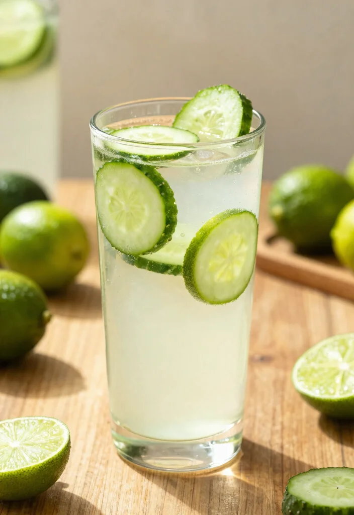 17 Detox Water Recipes That Support Fat Burning and a Leaner Lifestyle - 2. Cucumber & Lime Fusion 1